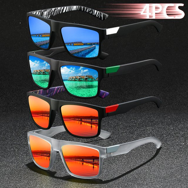 WSZ Sonnenbrille, quadratisch, Vollrand, Kunststoff, multicolor, Unisex - Bild 1