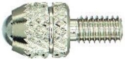 Käfer Messeinsatz aus Edelstahl in Silber, Durchmesser: 7,8 cm, Höhe: 0,5 cm - Bild 1
