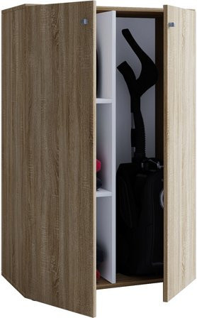 VCM Putzschrank Lona XL in Eiche, B/H/T: 39 x 105 x 70 cm - Bild 1