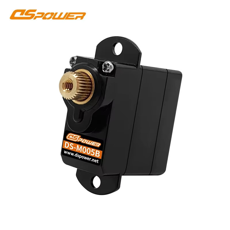 DSPOWER 2G Metal Gear Mini Digital Servo, Zubehör, Metall, Schwarz - Bild 2