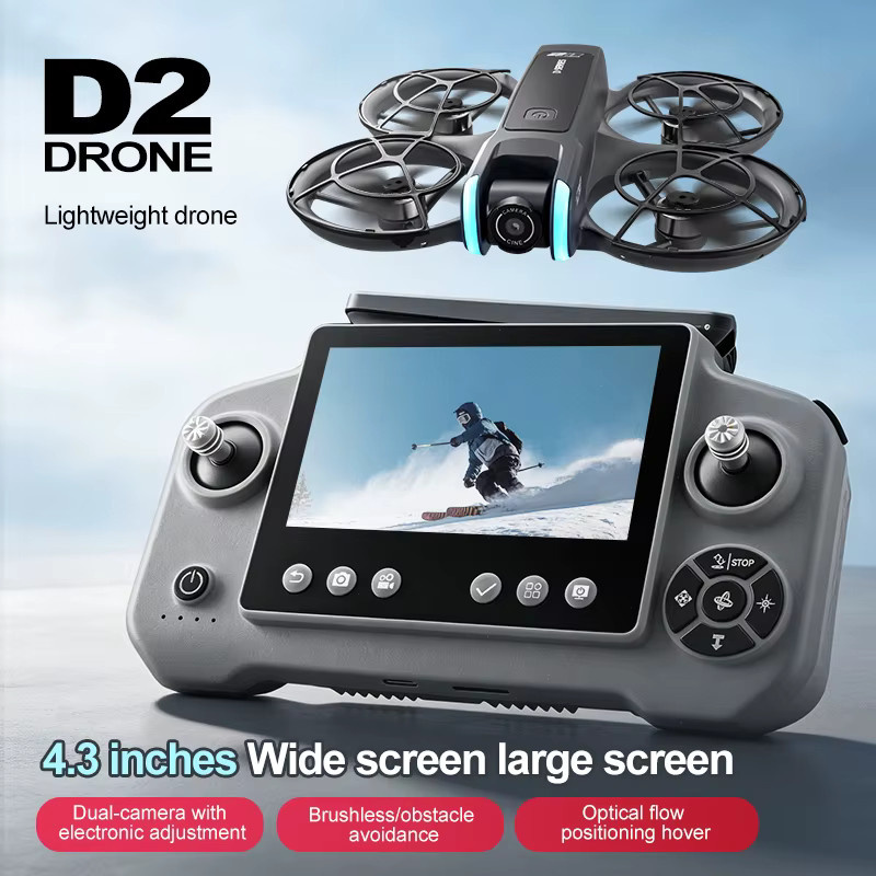 Lenovo D2 Drohne mit 8K HD Doppelkamera, GPS und intelligenter Hindernisvermeidung in Schwarz - Bild 2