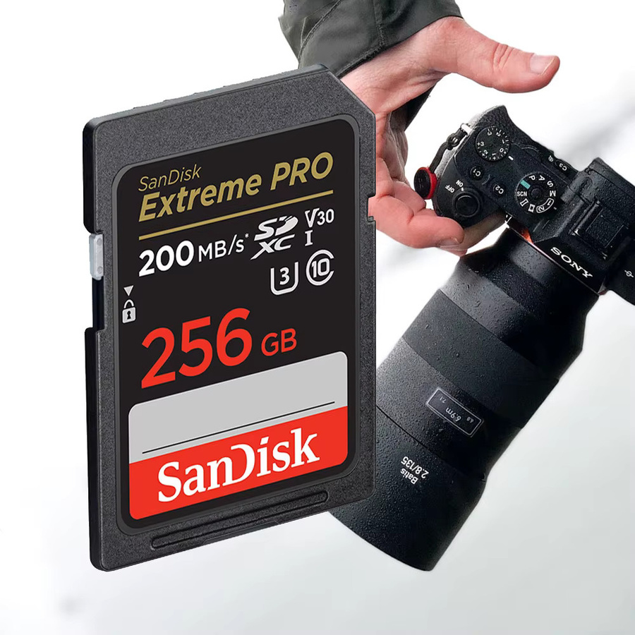 SanDisk Original SD-Karte Ultra Extreme PRO UHS-I U3 4K V30 Speicherkarte in Schwarz - Bild 2
