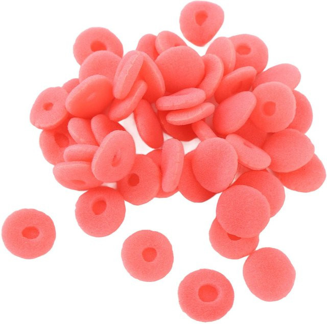 50 Stück Schaumstoff-Ohrhörer-Überzüge von DIYelecs in Rot, 15 mm Ersatz-Ohrpolster für In-Ear Kopfhörer und MP3/MP4 Player - Bild 1