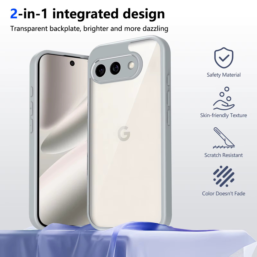 EUCAGR Stoßfeste Silikon Bumper Handyhülle für Google Pixel 10A, 10 Pro, 9A und 10 Pro XL mit matter Rückseite - Bild 2
