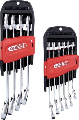 KS Tools DUO Gearplus Ratschenringmaulschlüssel Set, 10-teilig, umschaltbare Maul-Ratschenfunktion, Chrome Vanadium - Bild 1