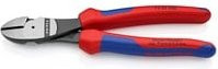 KNIPEX Kraft-Seitenschneider 74 02 200, schwarz atramentiert mit Comfort-Griffen aus Chrom-Vanadium-Stahl - Bild 1