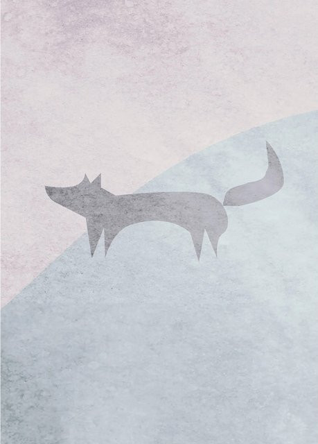 Komar Wandbild Wild and Free Fox Poster auf Fotopapier, Multicolor, Breite: 50 cm, Höhe: 70 cm - Bild 1