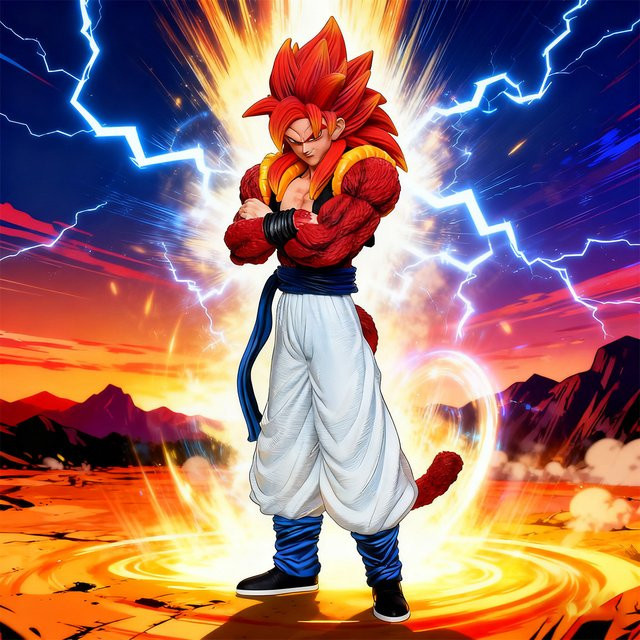 Bandai Dragon Ball Z Gogeta, Actionfigur, Statue, 32,5 cm - Bild 1