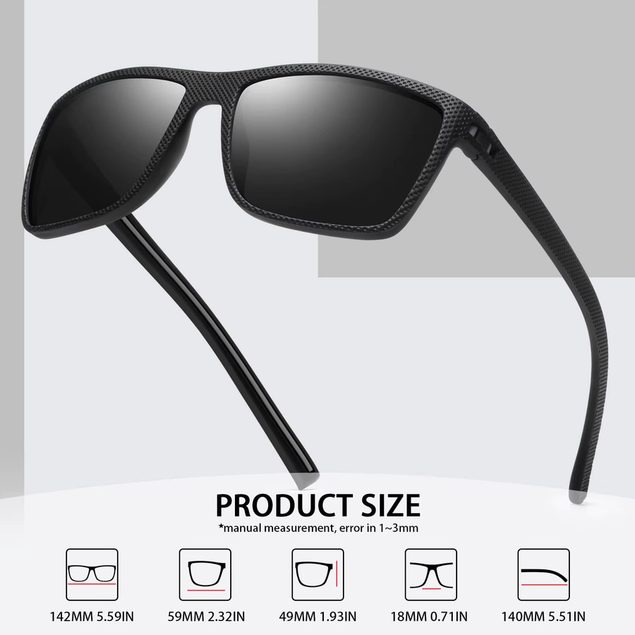 VEGUEROS Sonnenbrille, Vollrand, Kunststoff, multicolor, Unisex, polarisiert - Bild 2