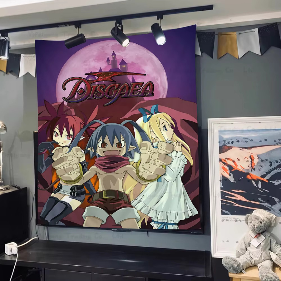Mesuca Disgaea Wandteppich Science Fiction Grafik in Mehrfarbig - Bild 4