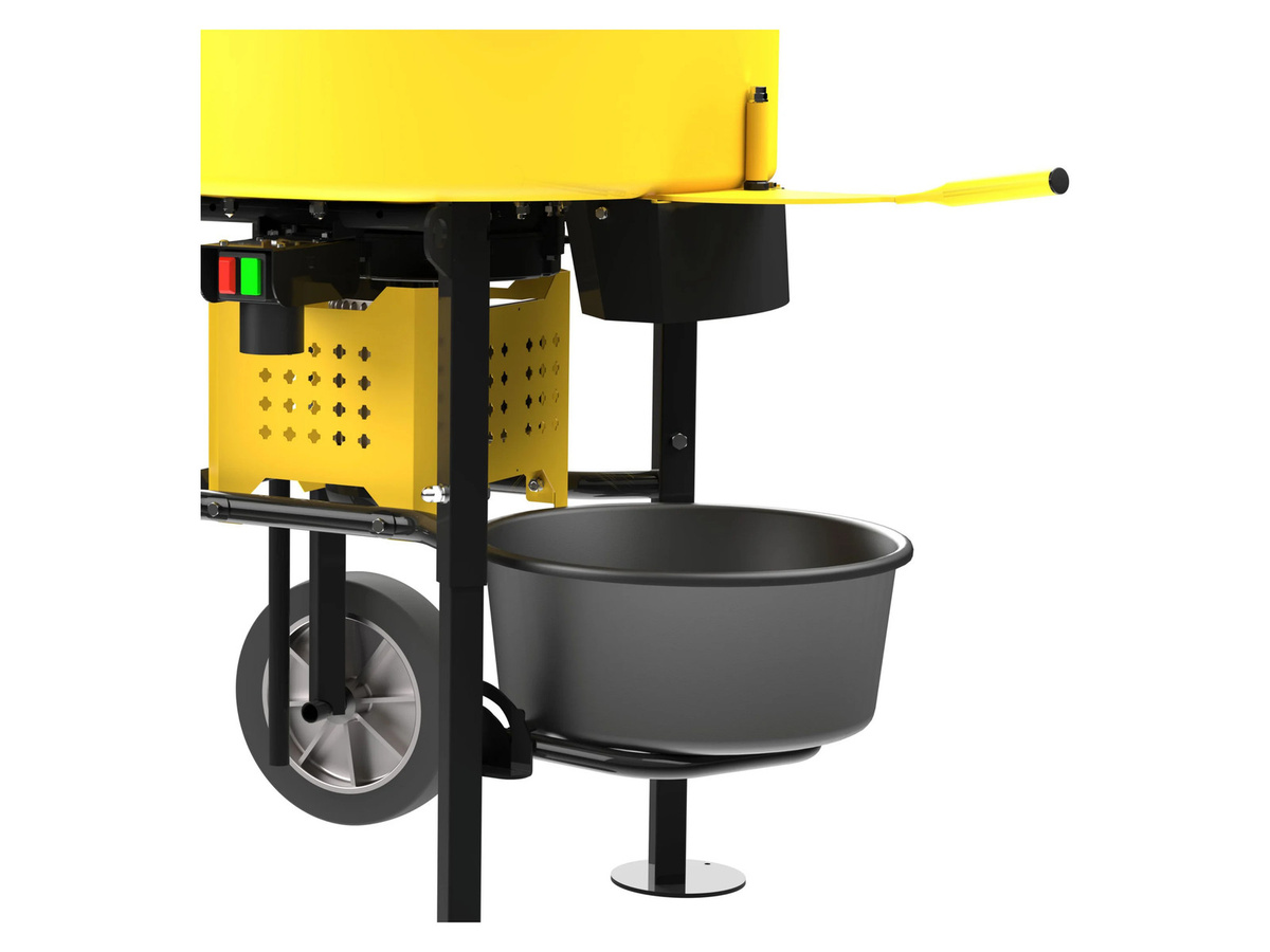Güde Zwangsmischer GZM 120 in Gelb-Schwarz mit 2000 W und 100 l Fassungsvermögen - Bild 2