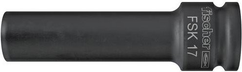Fischer Steckschlüssel SW17-1/2 lang 17mm schwarz - Bild 1