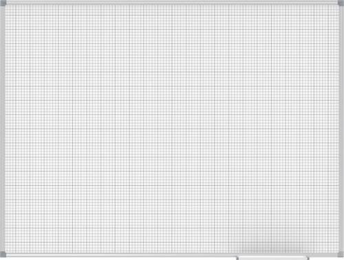 Maul Whiteboard MAULstandard Grau kunststoffbeschichtet mit Ablageschale, B: 150 cm, H: 100 cm - Bild 1