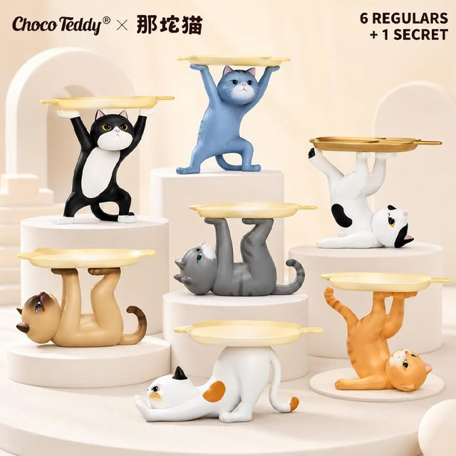 52TOYS Choco Teddy That Cat Support You Zweite Generation Blind Box, Aufbewahrungsbox für Kopfhörer - Bild 1