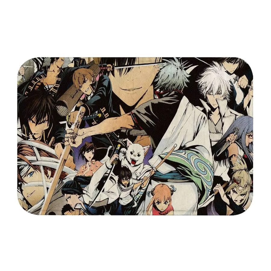 G-Gintama Druckteppich als rutschfeste Bodenmatte für den Eingangsbereich, die Küche oder das Bad - Bild 3