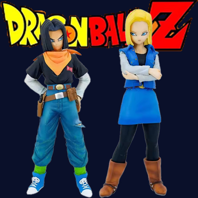 Bandai Dragon Ball Android 17 18, Actionfiguren, 2-teiliges Set - Bild 1