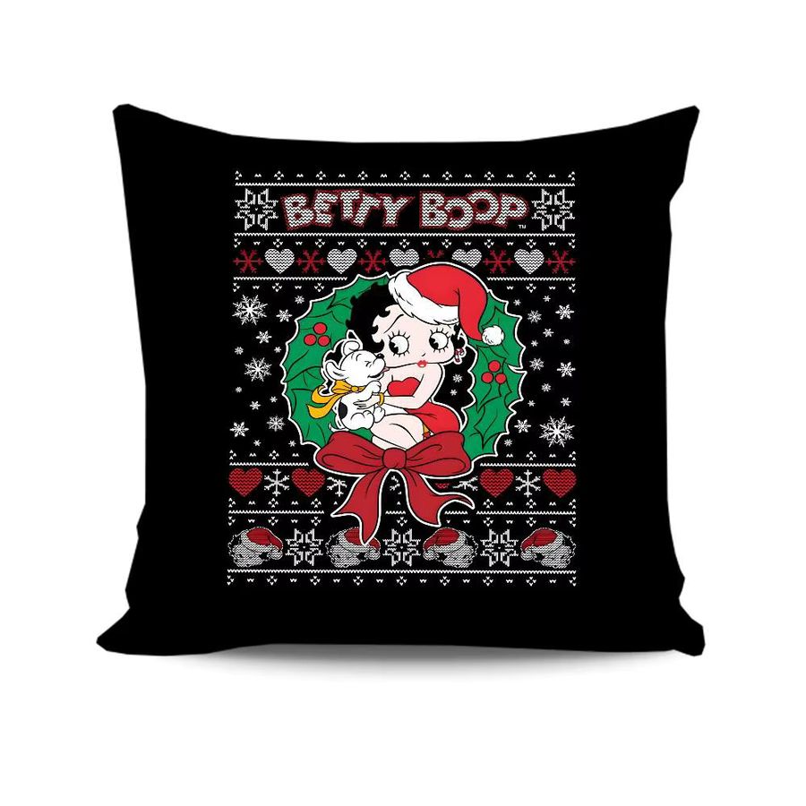 B-Bettys-boops Weihnachts-Kissenbezug aus kurzem Plüsch mit doppelseitigem Druck für dein Sofa und deine Dekoration - Bild 7