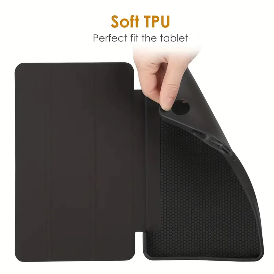 Schlanke weiche Schutzhülle für Samsung Galaxy Tab A9 8,7 Zoll (SM-X110/X115) und Galaxy Tab A11 (SM-X133/X135) mit automatischer Wake- und Sleep-Funktion und faltbarem Design in Weiß oder Blau - Bild 5