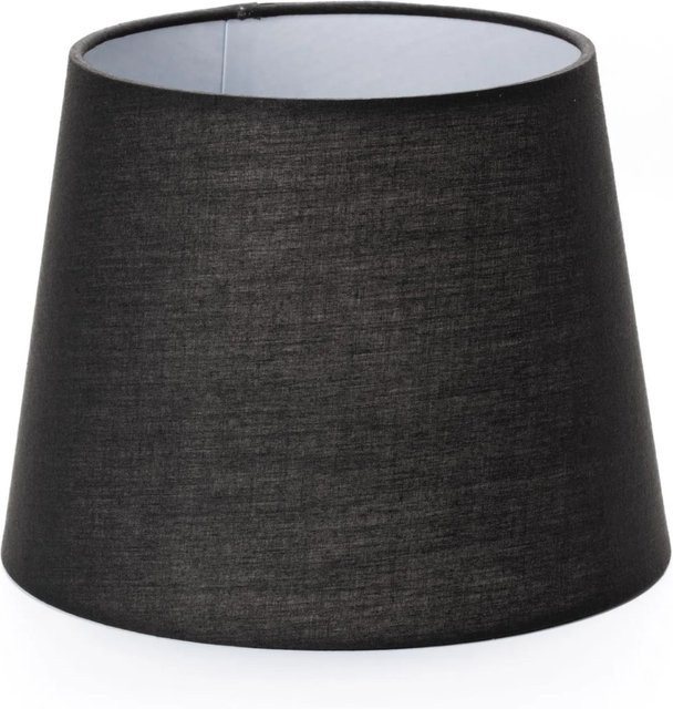 Orion Lightstyle Lampenschirm aus Stoff in Schwarz, Zylinderform, E27, Durchmesser: 24 cm, Höhe: 18 cm - Bild 1