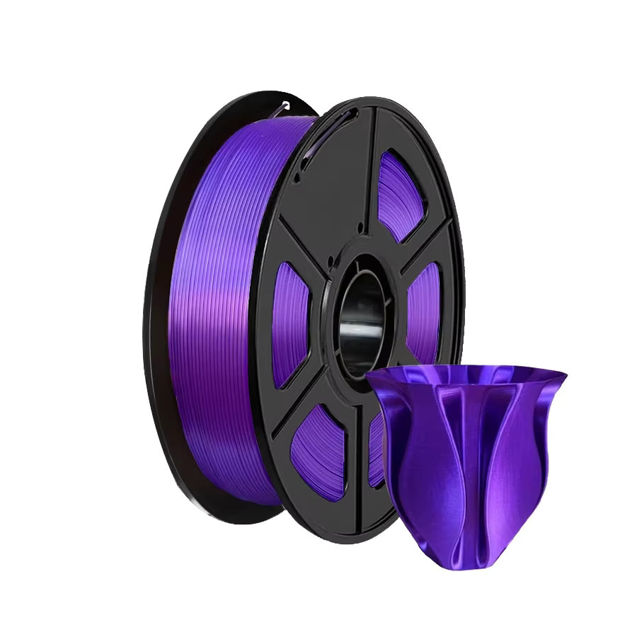 EasyThreed PLA Seide Filament Lila-Rot 1,75mm 1kg - Bild 2