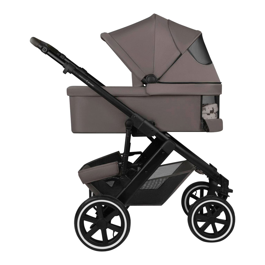 ABC Design Kombikinderwagen Salsa 5 Air Starter Set braun mit Babywanne und Zubehör - Bild 2