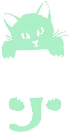 Leuchtender Wandsticker CosyHome für Kinderzimmer und Wohnzimmer zur Dekoration von Lichtschaltern aus Kunststoff