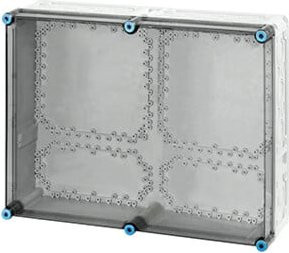 Hensel Leergehäuse Verteilerkasten Mi 0600 Wandmontage Weiß Transparent B: 57,5 cm, H: 42,5 cm, T: 14,6 cm - Bild 1