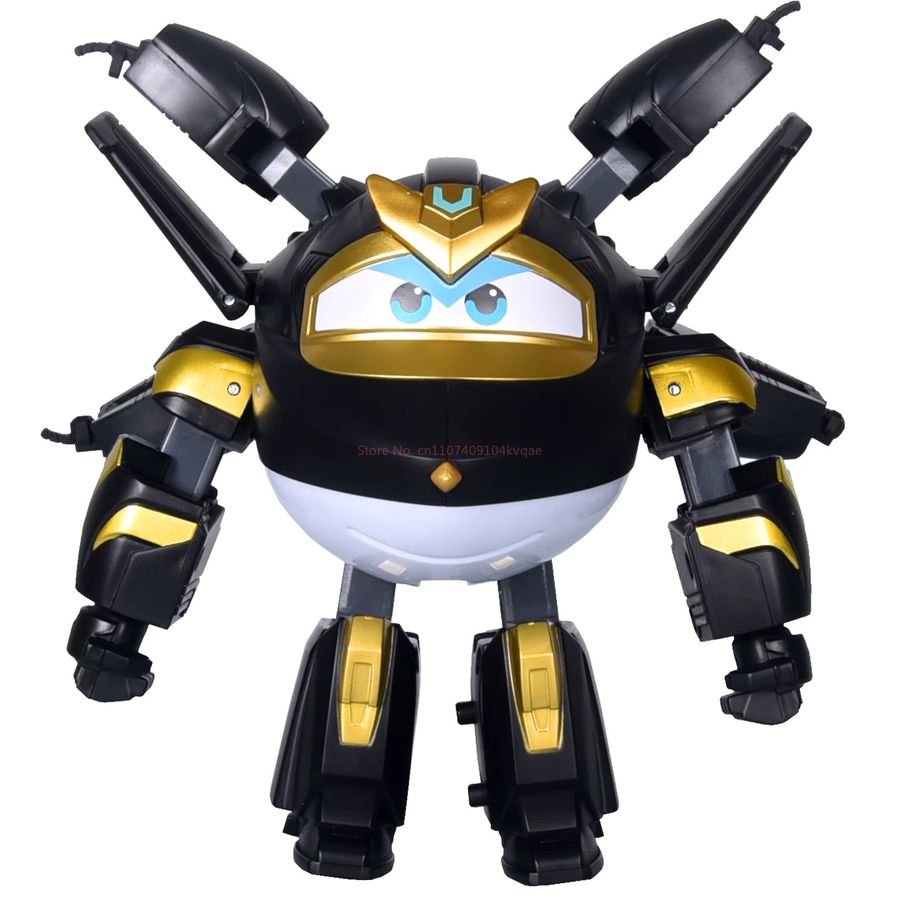 Super Wings Anime Roboter Figur Hangar mit Transformationsfunktion als Desktop Modell - Bild 3