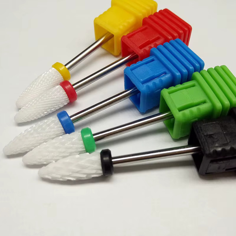 Easy Nail Keramik-Flammen-Nagelbohrer, 3/32 Zoll, 5 Stück - Bild 4