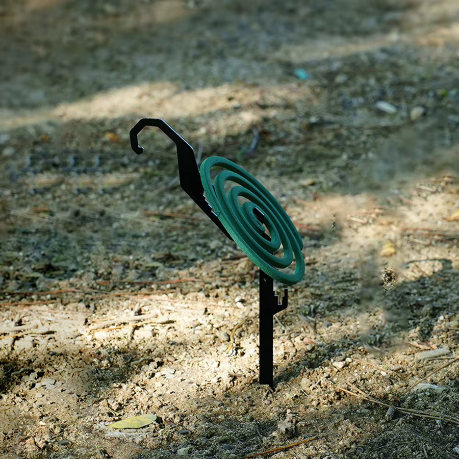 Alloet Faltbare Campingpfähle aus Edelstahl in Schwarz für Outdoor-Camping und Zeltüberdachungen - Bild 2