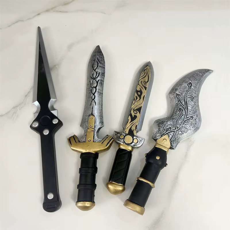 LeiNingYuan Ritter Fantasy Mittelalterliches Messer Dolch, Gummispielzeug - Bild 1