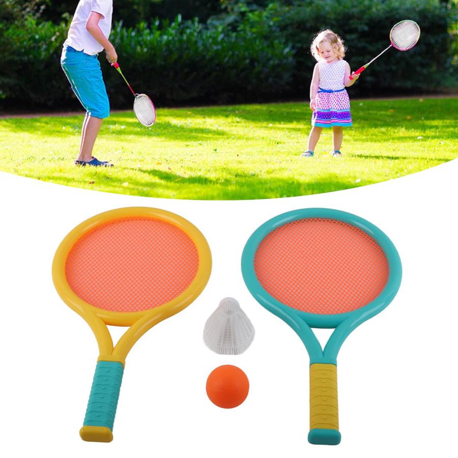 TOMTOP JMS Badmintonschläger Set gelb/blau - Bild 2