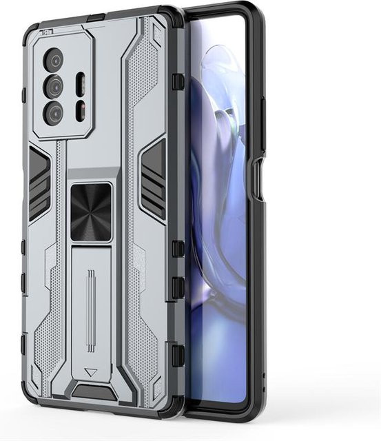 Stoßfeste Magnet-Schutzhülle für Xiaomi 11T Pro und Xiaomi 11T in Grau - Bild 1
