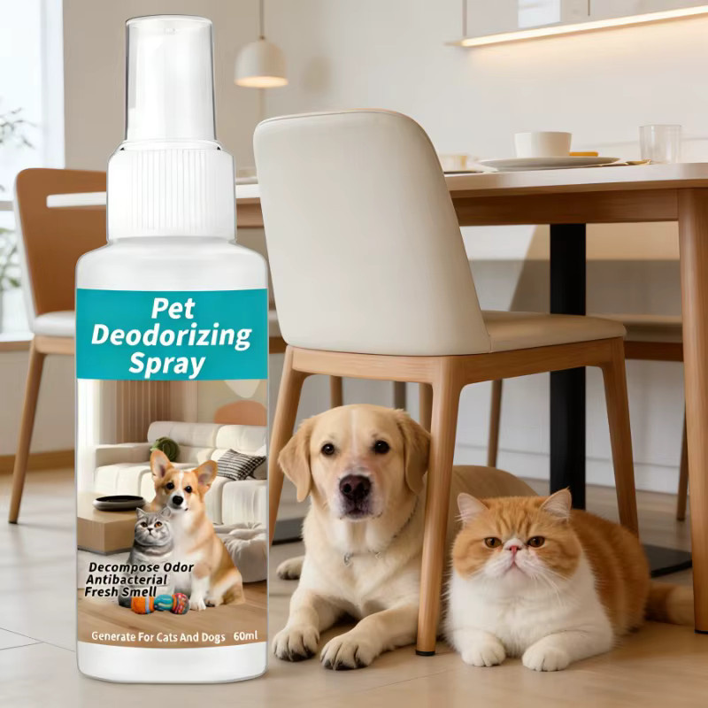 EelJoy 3er-Pack Haustier-Deodorant-Spray zur Geruchsentfernung von Katzen- und Hundeurin in Weiß - Bild 4