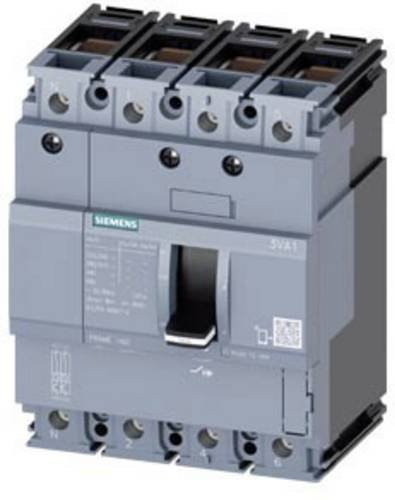 Siemens 3VA1180-4GD46-0AA0 Leistungsschalter in Grau mit einem Einstellbereich von 80 - 80A und einer maximalen Schaltspannung von 690 V/AC - Bild 1