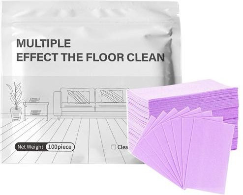 GlobMart Bodenreinigertabletten 100 Stück, Duftfixierender Mehrzweckreiniger für Keramikfliesen, Holz und Marmor, Violett - Bild 1