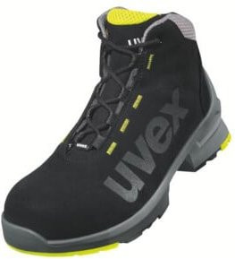 Uvex Sicherheitsschuhe Stiefel S2 in Schwarz Gelb Größe 47 Weite 12 - Bild 1