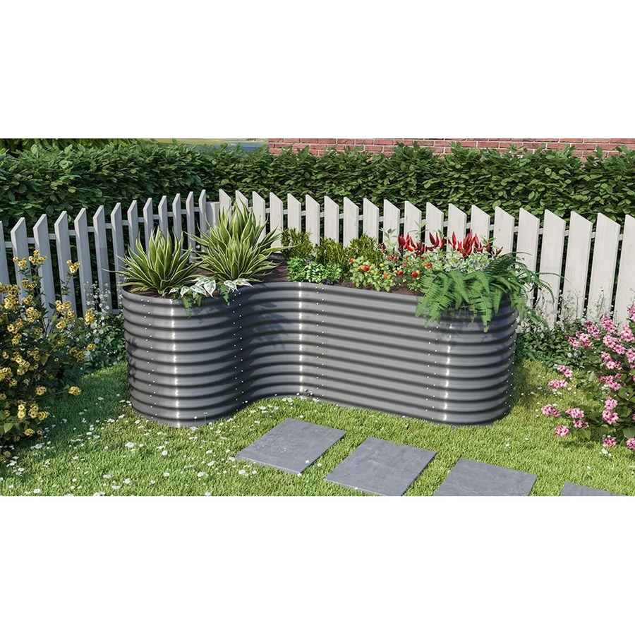 Vitavia Hochbeeterweiterung Terra Curve in Granit, B/H/T: 80 x 86 x 80 cm - Bild 2