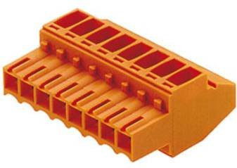 Weidmüller Buchsengehäuse-Kabel BL/SL Orange, Rastermaß: 3.50 mm, 132 Stück - Bild 1