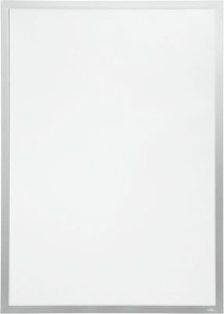 DURAFRAME® Inforahmen von Durable für 2 Poster, selbstklebend, Magnetverschluss, silber, B: 74,5 cm, H: 104,5 cm, T: 2,8 cm