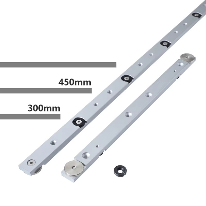Gehrung Slider aus Aluminiumlegierung in Silber für Tischsägen und Routertische - Bild 2