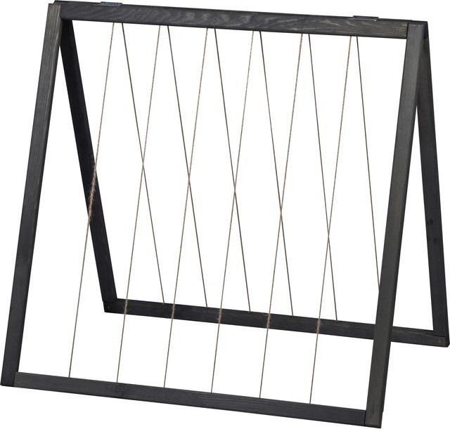 Dobar Rankhilfe Kubus 2.0 mit Hanfsträngen, Anthrazit, Höhe: 75 cm - Bild 1