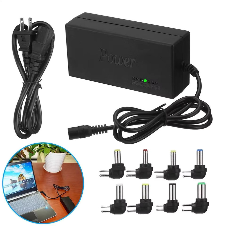 SHOYEE Universelles Laptop-Stecker-Set mit DC-Eingang, 34-teilig, Anschlussspitzen in Schwarz - Bild 3
