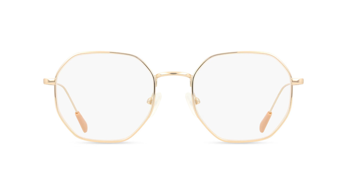 I NEED YOU Brille Damen, Vollrand, quadratisch, Metall, gold - Bild 1