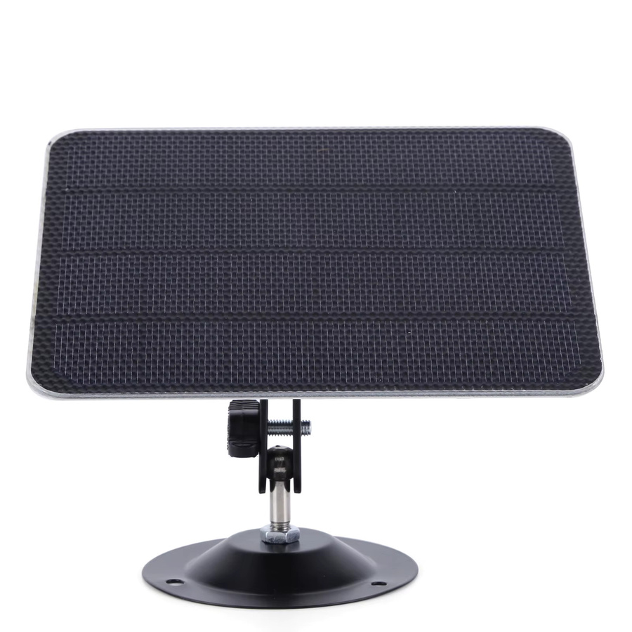 ALLOYSEED Solarpanel Kit 3W 5V mit 360 Grad verstellbarer Halterung und USB Anschluss, Monokristallin, Schwarz - Bild 6