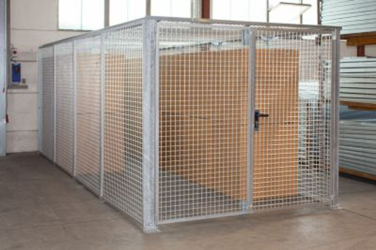 Bauer Südlohn Lagerbox LBM 6000 mit Doppelflügeltor, feuerverzinkt, Farbe: silver, B/T/H: 245,0 x 588,5 x 210,0 cm - Bild 2