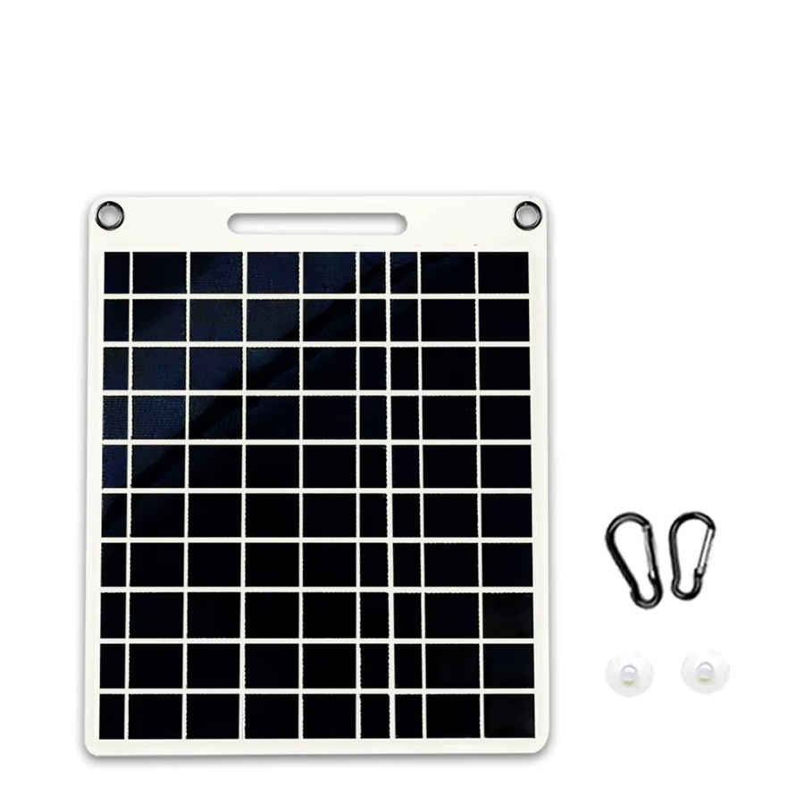 Soecopo 100W Tragbares Flexibles Solarpanel mit Doppel-USB-Anschlüssen in Schwarz für Camping und Outdoor - Bild 7
