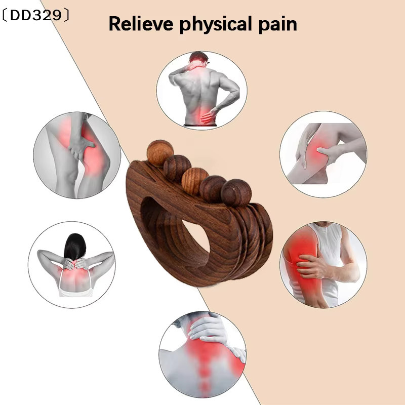 JETTING Gua-Sha-Werkzeug aus Holz, Lymphdrainage-Massagegerät, Unisex - Bild 3