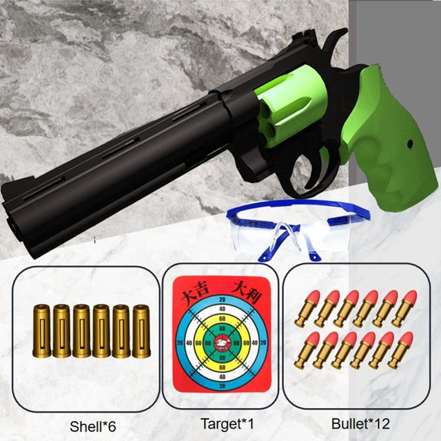 mengxiaoyang Revolver Soft Bullet Gun, Spielzeug Pistole - Bild 1