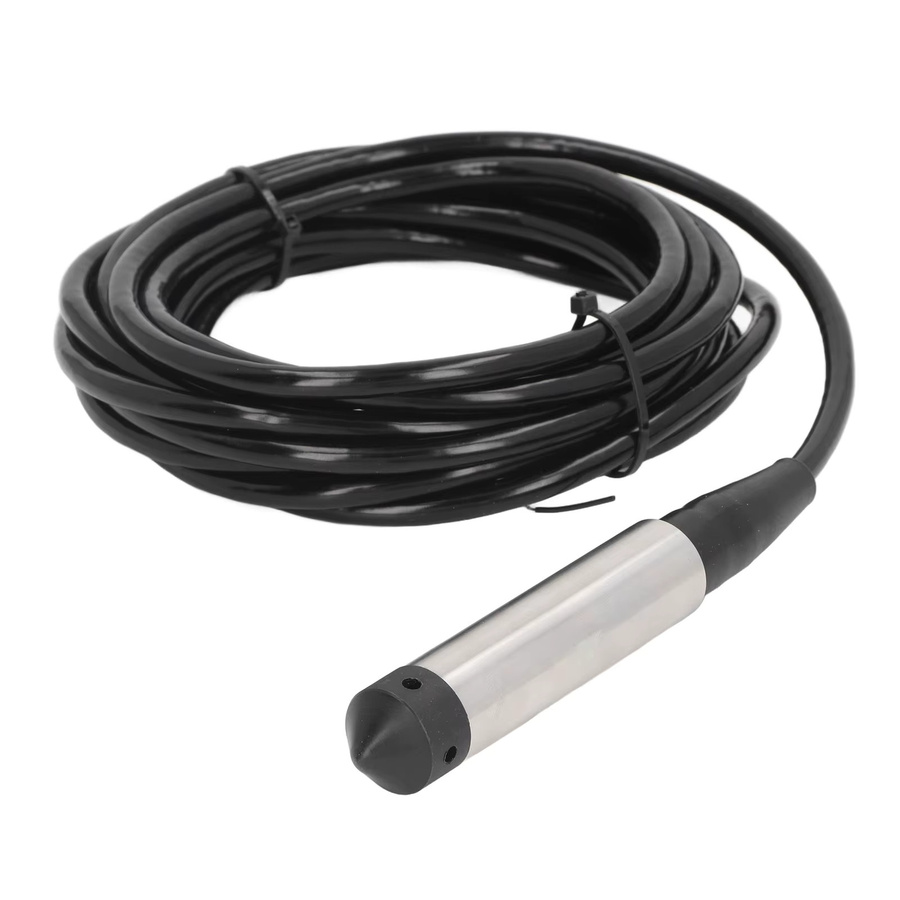 YOUTHINK Flüssigkeitsstand-Transmitter mit Edelstahlsonde, Tauchwassersensor-Detektor, 4-20 mA, DC12-30 V, Farbe: Silber - Bild 4
